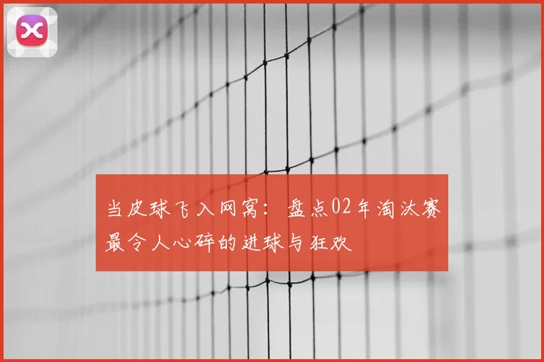 当皮球飞入网窝：盘点02年淘汰赛最令人心碎的进球与狂欢